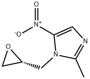 2-Methyl-5-nitro-1-[(2R)-2-oxiranylmethyl]-1H-imidazole Struktur